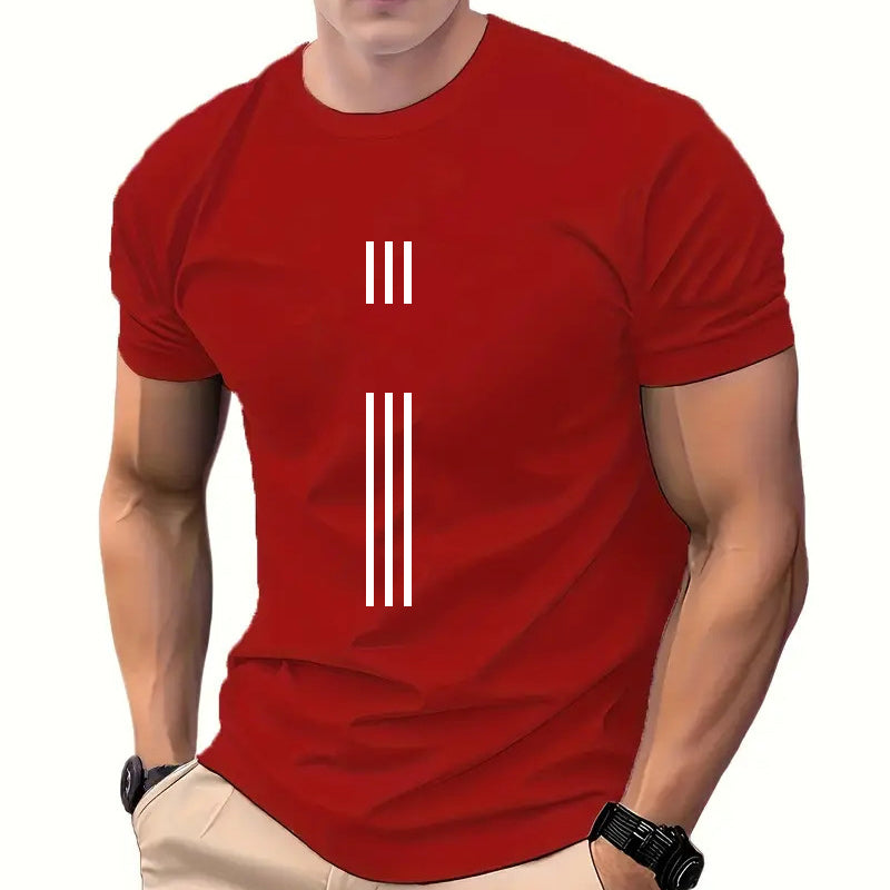 👔✨ 50% RABATT! Herren-T-Shirt mit Rundhalsausschnitt und Grafikprint – Lässig, bequem & vielseitig für Freizeit & Alltag 🧢