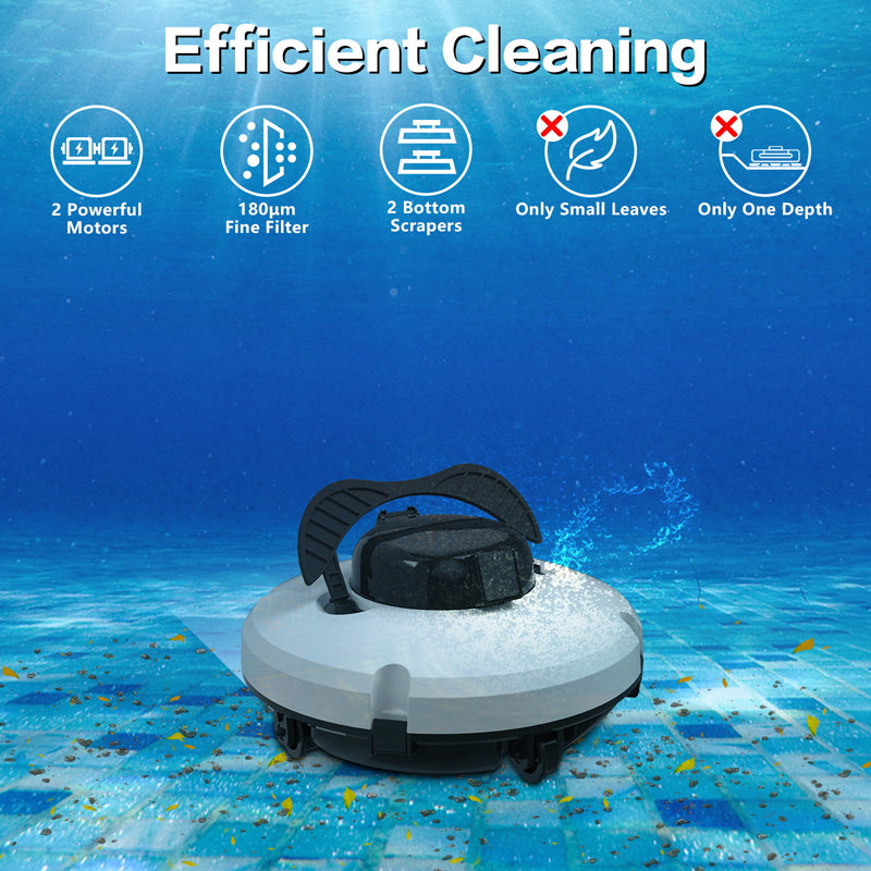 🤖🌊 50% RABATT! Kabelloser Poolroboter – Sauberes Wasser ohne Kabel & Schläuche. Automatische Reinigung von Boden, Wänden & Wasserlinie. Einfach einschalten & genießen! ✨