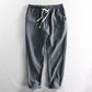 👖✨ 50% RABATT! Herren Freizeithose aus Leinenmischung mit Streifenmuster – Leicht, atmungsaktiv & bequem 🍂