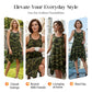 👗 50% RABATT! 🌿 Damen ärmelloses Kleid mit asymmetrischem Saum im Camouflage-Look – Locker, frech & perfekt für einen lässigen Streetwear-Look ✨