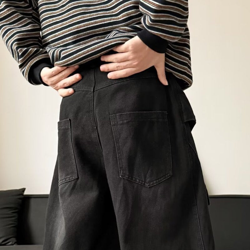 👖 50% RABATT! ⭐ Unisex Baggy-Jeans mit Stern-Patches – Lässiger Oversize-Schnitt, weicher Denim & angesagter 90s-Look ✨