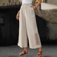 👖✨ 50% RABATT! Damen weite Hose mit Gummibund & Fransendetails – Bequem, luftig & feminin für Sommer, Strand & Freizeit 🌊