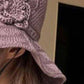 👒🌼 50% RABATT! Gehäkelter Damen-Bucket-Hat mit Blumenapplikation – Boho, sommerlich & handgefertigter Charme ✨