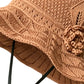 👒🌼 50% RABATT! Gehäkelter Damen-Bucket-Hat mit Blumenapplikation – Boho, sommerlich & handgefertigter Charme ✨