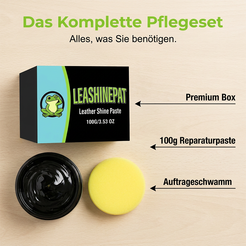 ⏳Begrenzte Zeit 60% 📢📢2 kaufen，1 gratis📍📍Mehrzweck-Pflegepaste für schwarzes Leder