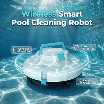 🤖50 % RABATT🌊 Kabelloser Poolroboter | Starke Saugkraft · Intelligente Navigation · Start auf Knopfdruck · Einfaches Entnehmen des Filterkorbs