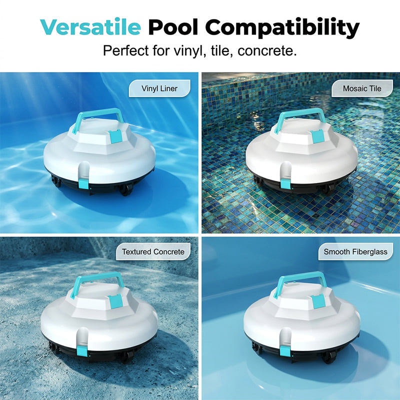 🤖Neu eingetroffen – 43% reduziert!🌊Poolreinigungsroboter | Kabellos · Starke Saugkraft · Intelligente Navigation · Ein-Knopf-Start · Leicht entnehmbarer Filterkorb🏖️