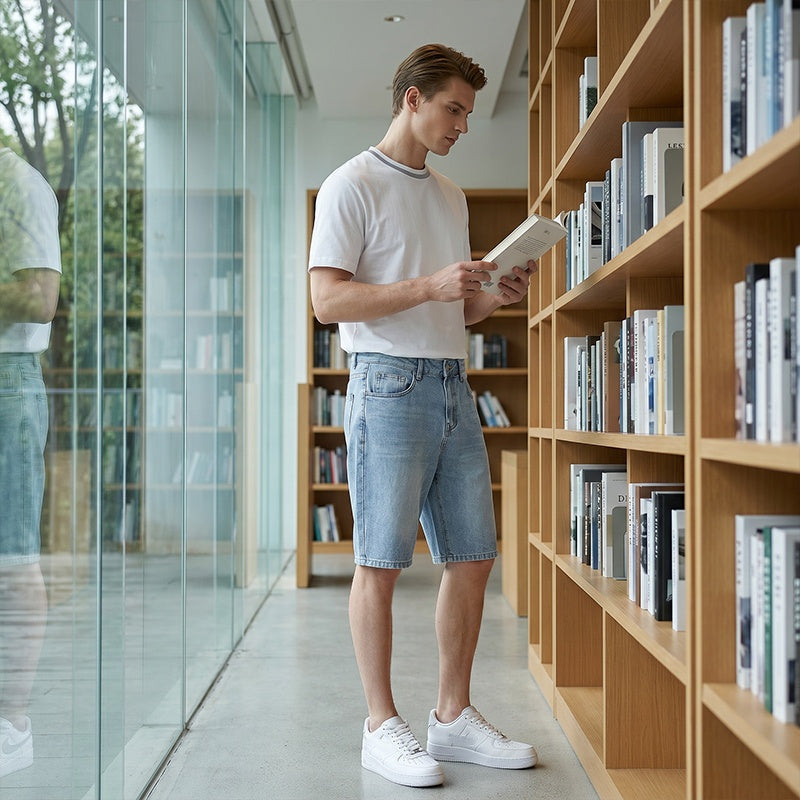 👖☀️ 50% RABATT! Herren Denim-Shorts mit lässiger, lockerer Passform – Bequem, strapazierfähig & vielseitig für Sommer & Freizeit 🌊