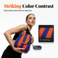 Gestreifte Strick-Bucket-Tasche – leicht, flexibel & vielseitig – ideal für den Alltag, Strand & Shopping