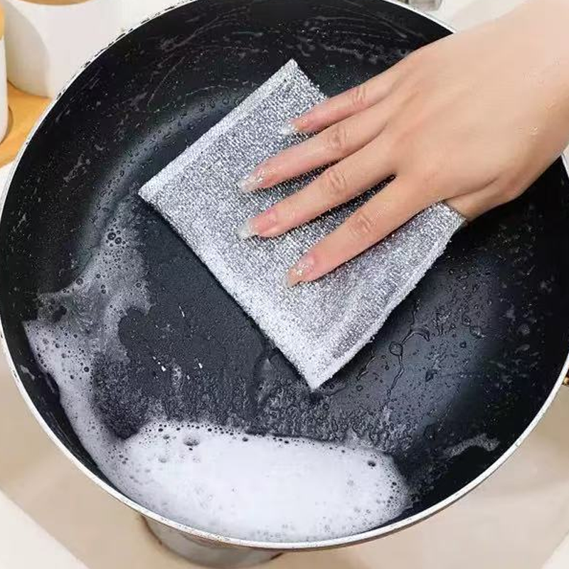 🔥50% Rabatt 🧽 Kratzfeste Scheuertücher (10x15 cm) – entfernt hartnäckiges Fett ohne Schrubben