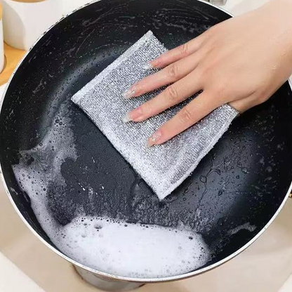 🔥50% Rabatt 🧽 Kratzfeste Scheuertücher (10x15 cm) – entfernt hartnäckiges Fett ohne Schrubben