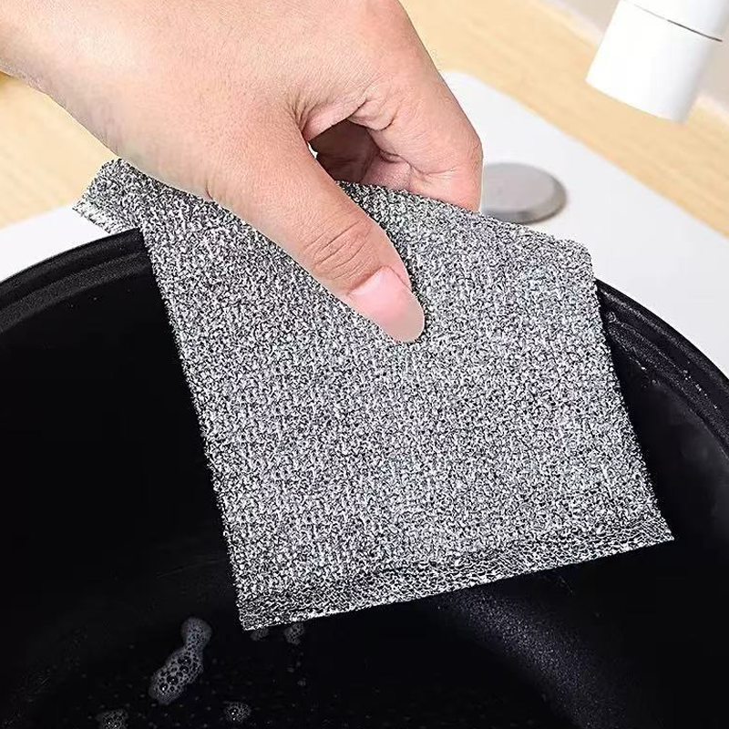 🔥50% Rabatt 🧽 Kratzfeste Scheuertücher (10x15 cm) – entfernt hartnäckiges Fett ohne Schrubben
