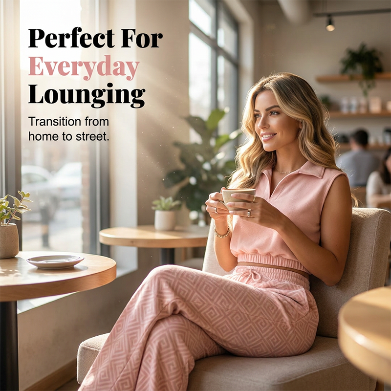 👔✨ EXKLUSIVER ZWEITEILER: Modisches Oberteil & Weite Hose – 50% RABATT! Lässig, bequem & perfekt für Alltag & Events 🌿