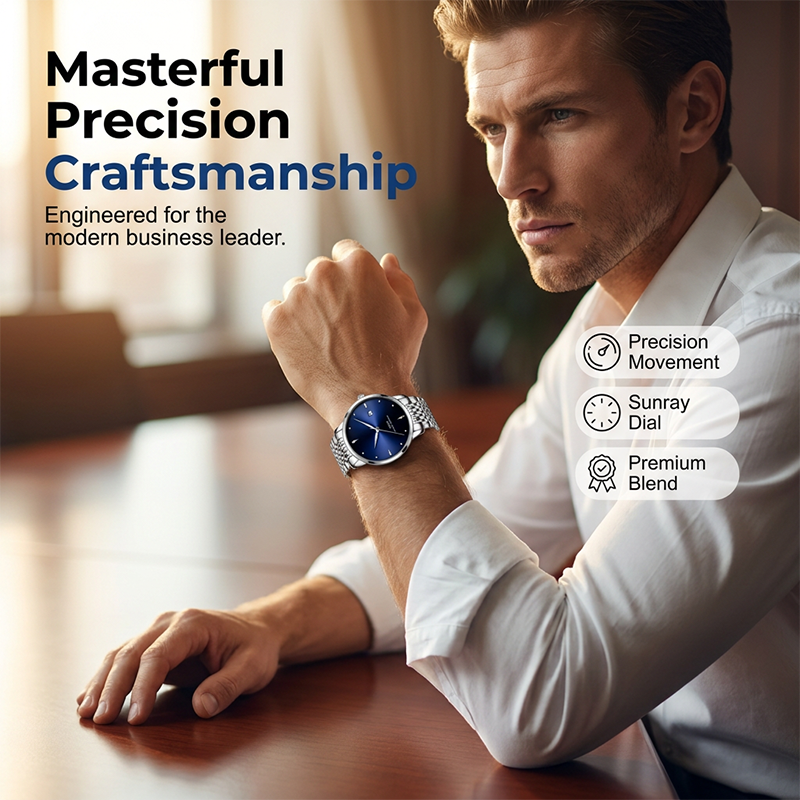 ⌚✨ Elegante, wasserdichte & leuchtende Herrenuhr – 50% RABATT! Modernes Design mit Luminova-Zeitern für Tag & Nacht.