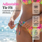 Colorful Print  Halter Neck Swimsuit Set