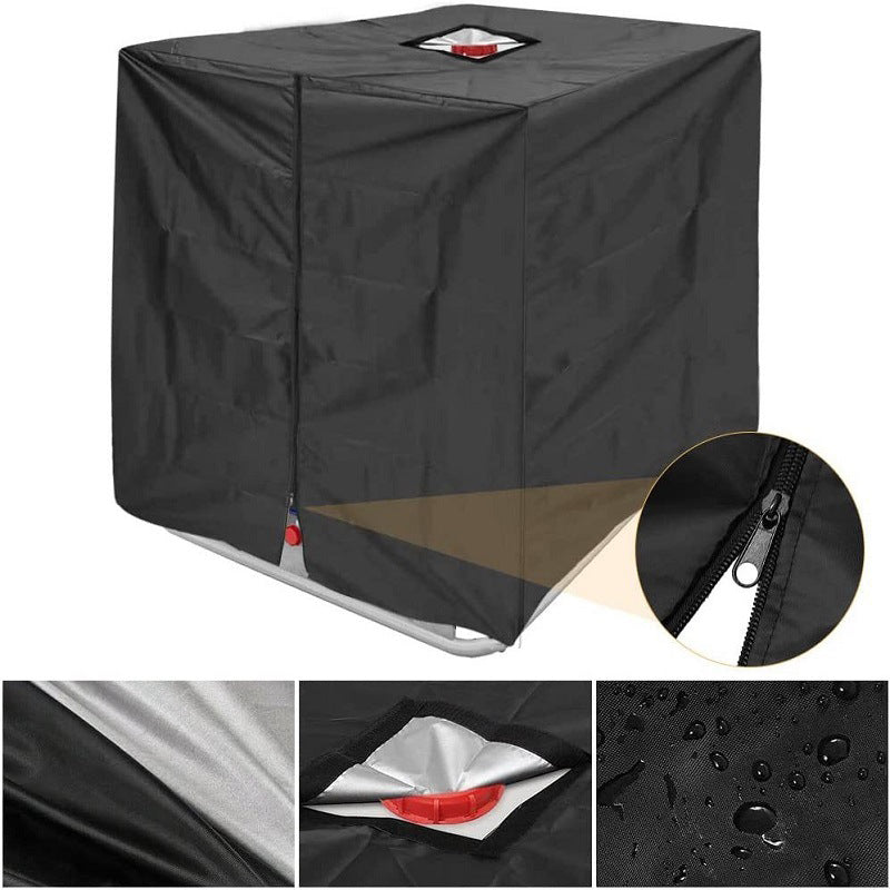 🛢️ 50% RABATT! ☀️ IBC-Tankabdeckung (1000 l) – Wasserdicht, UV-Schutz & wetterfest – Perfekt für die Lagerung im Freien 💪
