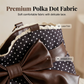 👜🎀 Damen elegante Schultertasche mit Polka-Dots, Spitze und Schleife – 50% RABATT! Romantisch, verspielt & perfekt für Alltag oder festliche Anlässe ✨