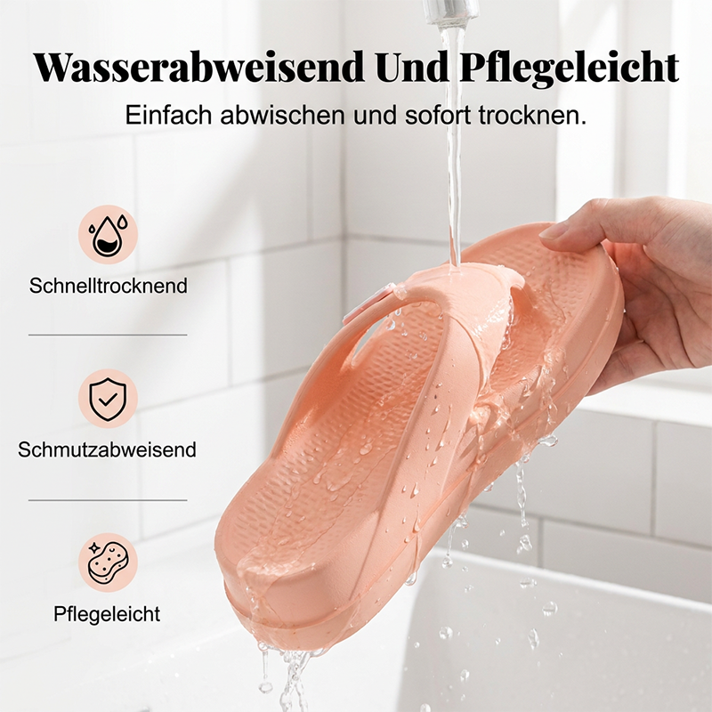 🌥️🩴 50% RABATT! Wolkenweiche Plateau Flip-Flops für Damen – Superbequem, federnd & perfekt für Sommer & Alltag ✨