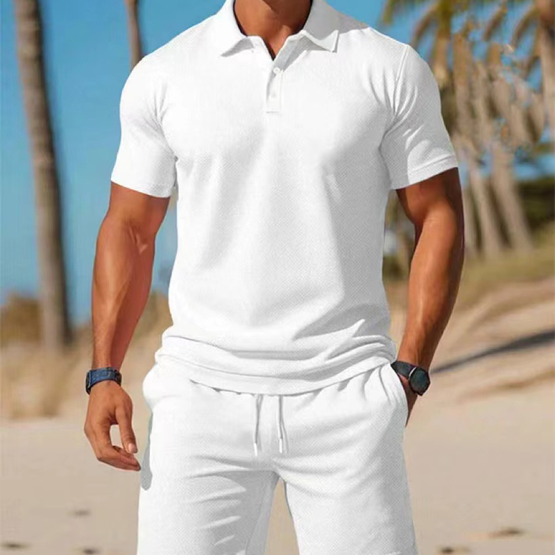 👕🏃 LIMITED-TIME 50% RABATT! Herren Sommer-Set – Polo & Shorts, leicht & sportlich ✨