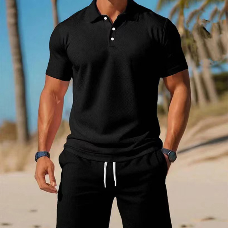 👕🏃 LIMITED-TIME 50% RABATT! Herren Sommer-Set – Polo & Shorts, leicht & sportlich ✨