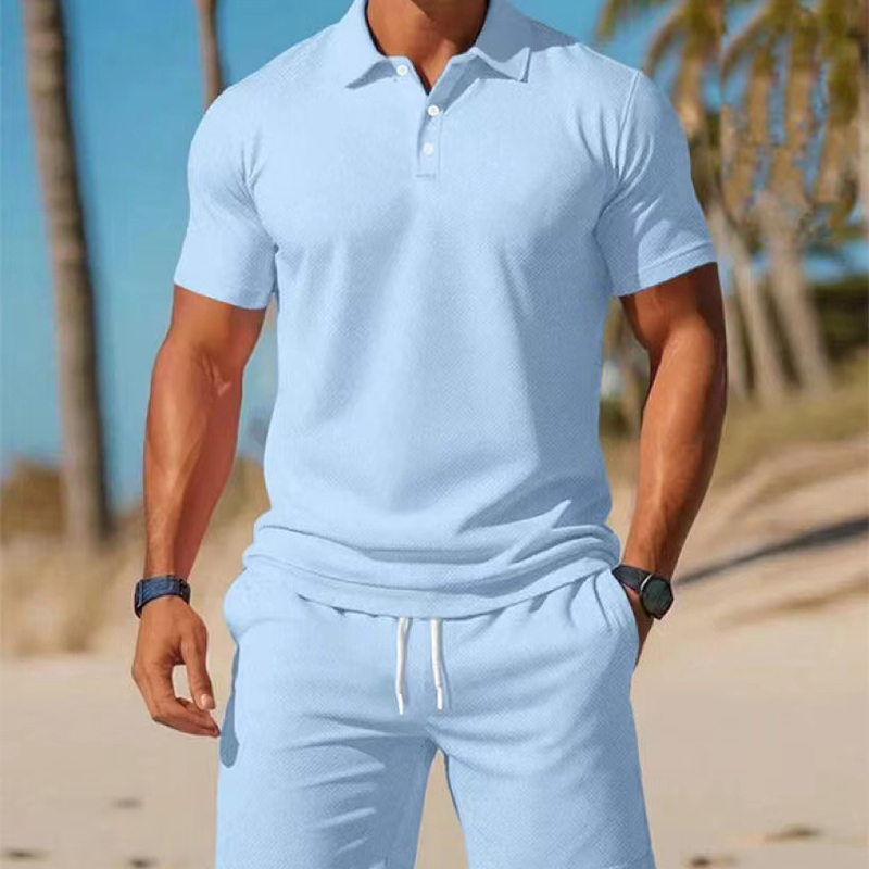 👕🏃 LIMITED-TIME 50% RABATT! Herren Sommer-Set – Polo & Shorts, leicht & sportlich ✨