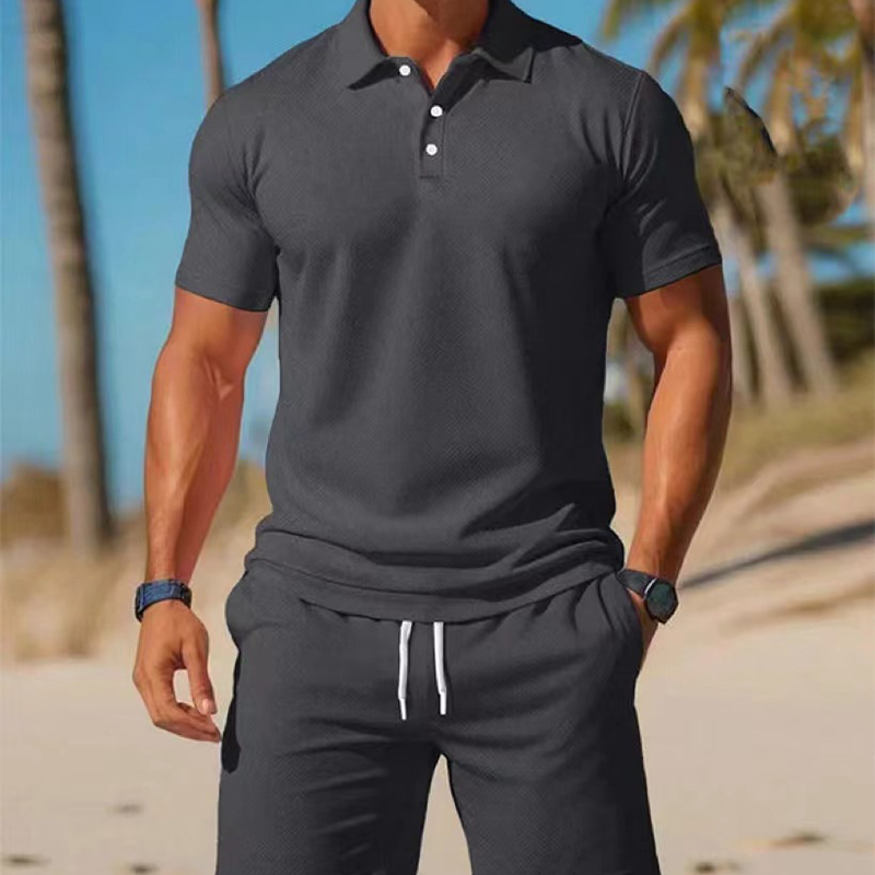 👕🏃 LIMITED-TIME 50% RABATT! Herren Sommer-Set – Polo & Shorts, leicht & sportlich ✨
