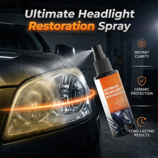 🔥HEISSER VERKAUF 🔥 – Professionelles Scheinwerfer-Restaurierungs-Spray-Set
