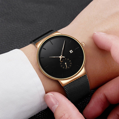 ⌚️⏰ LIMITED-TIME 50% RABATT! Minimalistische Herrenuhr – Wasserdicht, Quarzwerk, Edelstahl ✨