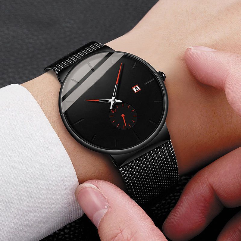 ⌚️⏰ LIMITED-TIME 50% RABATT! Minimalistische Herrenuhr – Wasserdicht, Quarzwerk, Edelstahl ✨