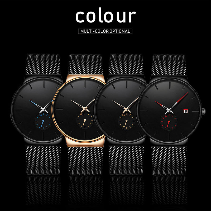 ⌚️⏰ LIMITED-TIME 50% RABATT! Minimalistische Herrenuhr – Wasserdicht, Quarzwerk, Edelstahl ✨