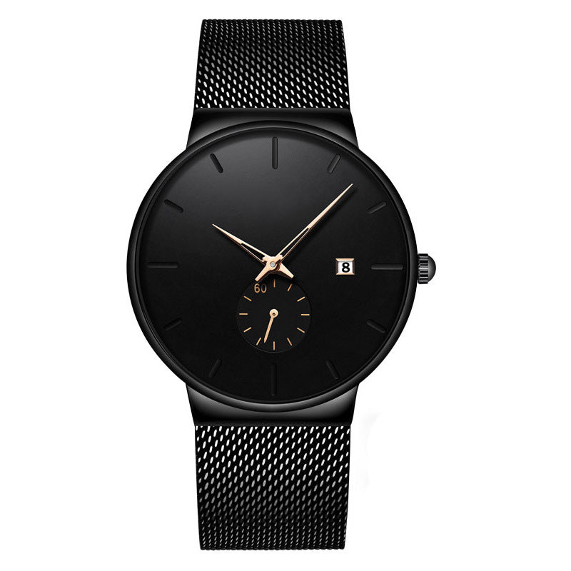 ⌚️⏰ LIMITED-TIME 50% RABATT! Minimalistische Herrenuhr – Wasserdicht, Quarzwerk, Edelstahl ✨