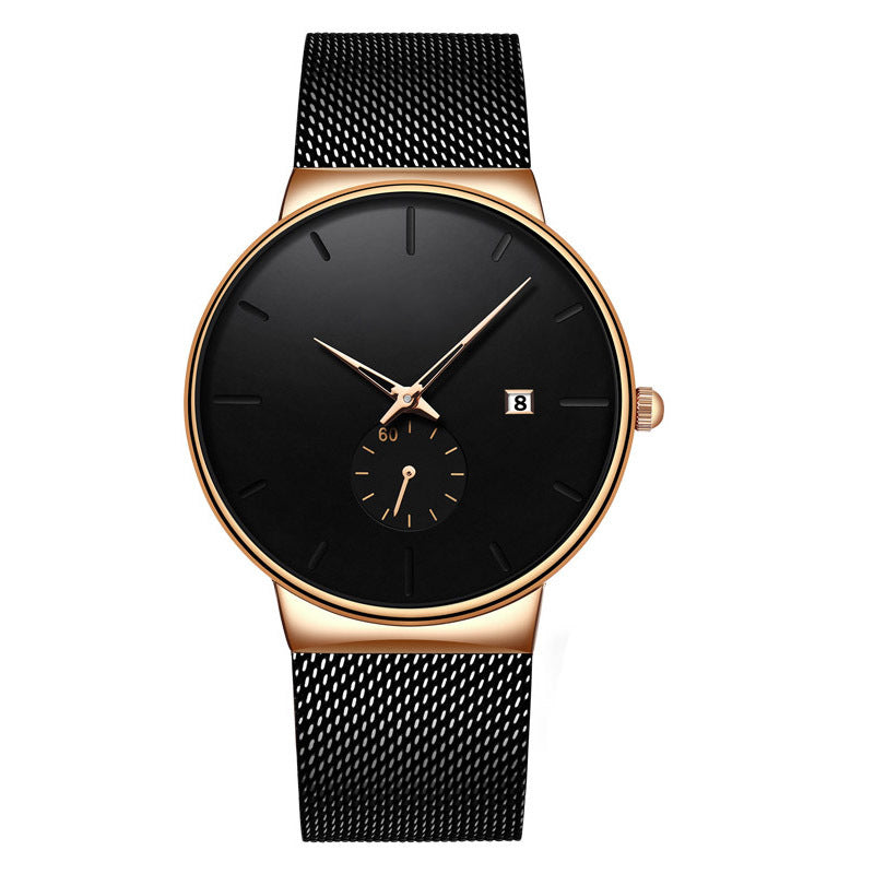 ⌚️⏰ LIMITED-TIME 50% RABATT! Minimalistische Herrenuhr – Wasserdicht, Quarzwerk, Edelstahl ✨