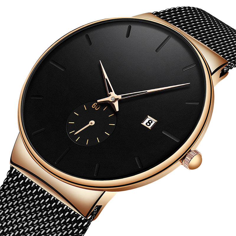 ⌚️⏰ LIMITED-TIME 50% RABATT! Minimalistische Herrenuhr – Wasserdicht, Quarzwerk, Edelstahl ✨