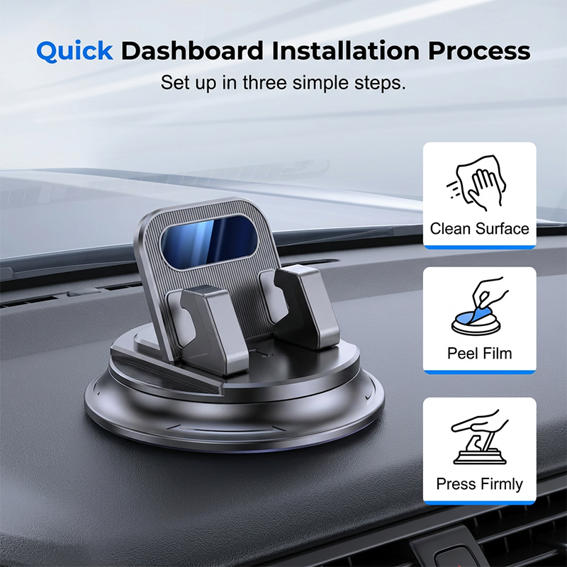 🚗📱 DREHBARER AUTO-HANDYHALTER FÜRS ARMATURENBRETT – KAUF 2, ERHALTE 1 GRATIS + KAUF 3, ERHALTE 2 GRATIS! 🔥