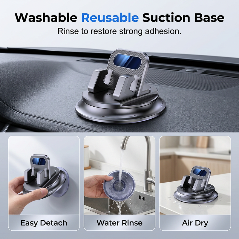 🚗📱 DREHBARER AUTO-HANDYHALTER FÜRS ARMATURENBRETT – KAUF 2, ERHALTE 1 GRATIS + KAUF 3, ERHALTE 2 GRATIS! 🔥