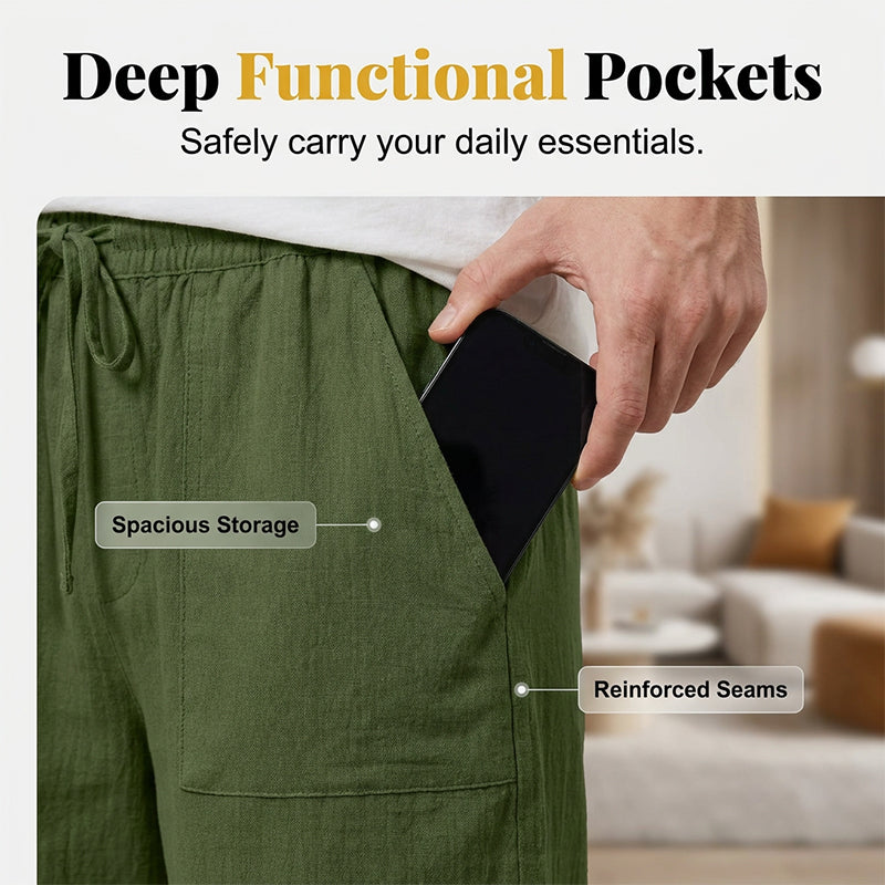 🌺🔥 50% RABATT ⏰ Damen High-Waist Shorts aus Baumwoll-Leinen – luftig, bequem & perfekt für den Sommer ☀️✨