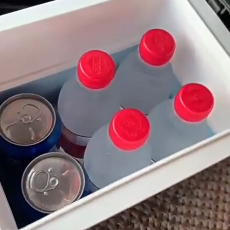 🚗🧊 Tragbarer Mini-Autokühlschrank – Kühlt & wärmt via 12V-Anschluss, ideal für Roadtrips, Camping & Büro