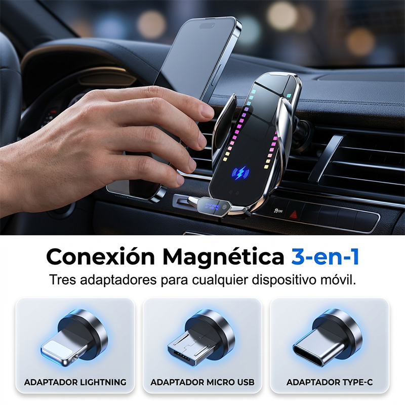 🔋🚗 KABELLOSES AUTOLADEGERÄT MIT AUTOMATISCHER HALTERUNG – 50% RABATT! Qi-zertifiziert, Schnelllade-Funktion & Einhandbedienung ⚡