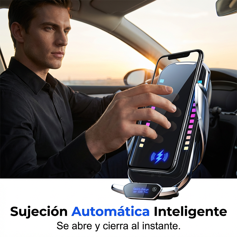 🔋🚗 KABELLOSES AUTOLADEGERÄT MIT AUTOMATISCHER HALTERUNG – 50% RABATT! Qi-zertifiziert, Schnelllade-Funktion & Einhandbedienung ⚡