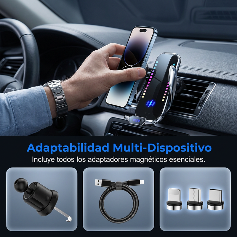 🔋🚗 KABELLOSES AUTOLADEGERÄT MIT AUTOMATISCHER HALTERUNG – 50% RABATT! Qi-zertifiziert, Schnelllade-Funktion & Einhandbedienung ⚡