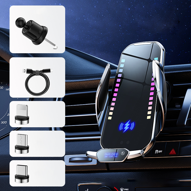 🔋🚗 KABELLOSES AUTOLADEGERÄT MIT AUTOMATISCHER HALTERUNG – 50% RABATT! Qi-zertifiziert, Schnelllade-Funktion & Einhandbedienung ⚡