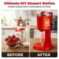 🍦 60% RABATT! 🥳 Automatische Eismaschine – 15 Min. Gefrierzeit & 1,0 L Kapazität – Ein-Knopf-Ausgabe – perfekt für Softeis zu Hause 🍨✨🕹️