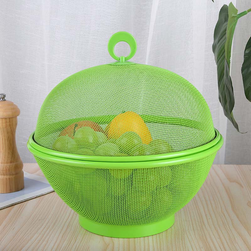 🧺 50% RABATT! 🍎 Obstkorb mit Deckel – Schützt & erhält die Frische ✨