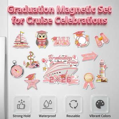 🎓🧲 GROSSE MAGNETE FÜR ABSCHLUSSBALL-DEKO – Jumbo-Garagentafeln, Auto- & Fotodisplays – UV-beständig & wiederverwendbar
