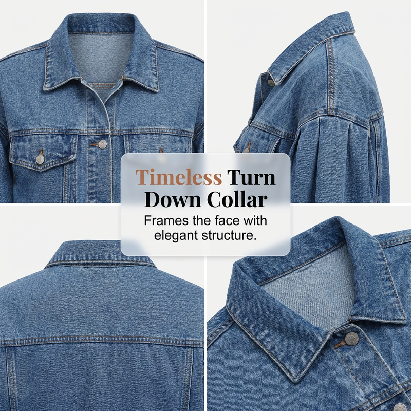 🧥✨ Damen Jeansjacke mit Ballonärmeln – 50% RABATT! Trendiger Oversize-Look, lässig & perfekt für Frühling/Herbst 🍂