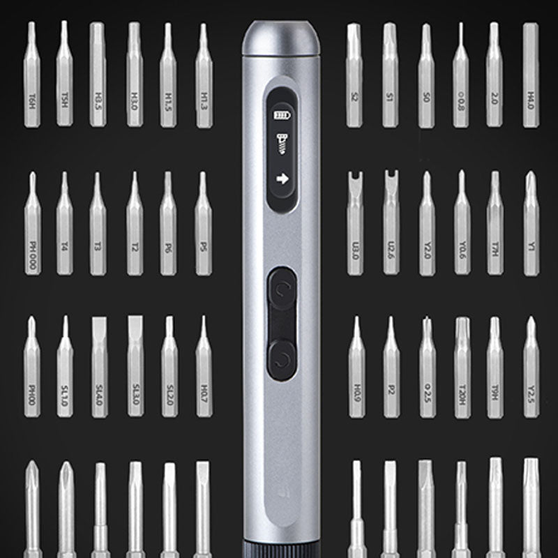 50-in-1 Multifunktions-Elektroschrauber – Präzisions-Werkzeugsatz für Elektronik, Smartphones & DIY-Projekte | Per USB-C aufladbar