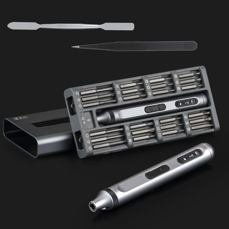 50-in-1 Multifunktions-Elektroschrauber – Präzisions-Werkzeugsatz für Elektronik, Smartphones & DIY-Projekte | Per USB-C aufladbar