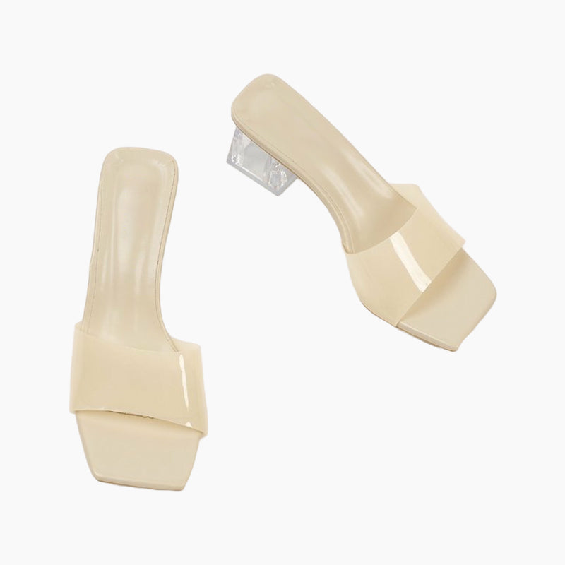 👡✨ Transparente Sandalen mit klobigem Absatz und quadratischer Spitze – 50% RABATT! Modisch, bequem & perfekt für Sommer, Büro oder festliche Anlässe 💫