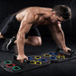 🧱✨ Faltbares Liegestützbrett mit Farbcodierung – Trainingsboard für Home-Workouts, Kraft & Stabilisation 💪