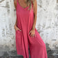 👖💚 50% RABATT! Lässiger Damen-Jumpsuit aus Baumwoll-Leinen-Mix – Mit Taschen & verstellbaren Trägern, der perfekte Sommer-Begleiter ☀️